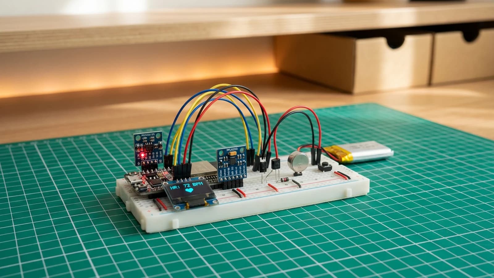 How to Build a Fitness Wristband Prototype with ESP32
